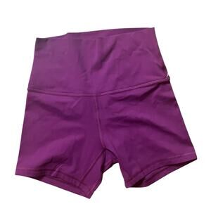 Lululemon Align High Rise Short 4" Chilled Grape Size 4  Soft Buttery Yoga Biker